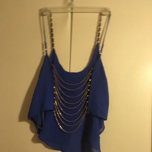 Blue tank, never worn